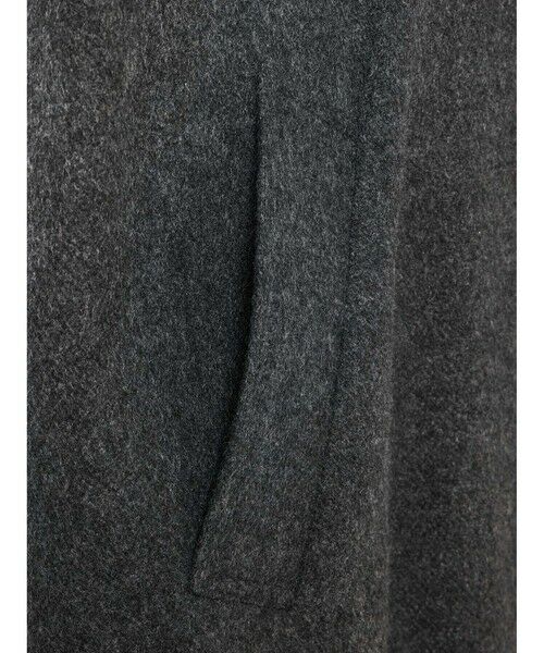 mizuiro ind / ミズイロインド ステンカラーコート | mizuiro ind ウール混バルマカーンコート | 詳細15