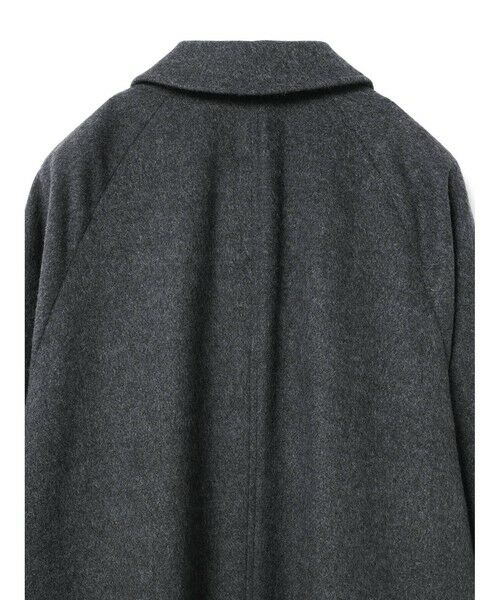 mizuiro ind / ミズイロインド ステンカラーコート | mizuiro ind ウール混バルマカーンコート | 詳細18