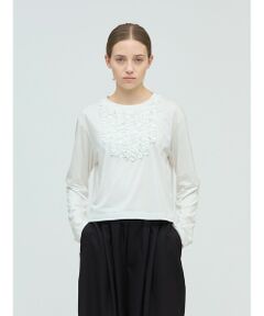 mizuiro ind / ミズイロインド カットソー | mizuiro ind フロントフリルプルオーバー