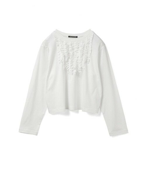 mizuiro ind / ミズイロインド カットソー | mizuiro ind フロントフリルプルオーバー | 詳細1