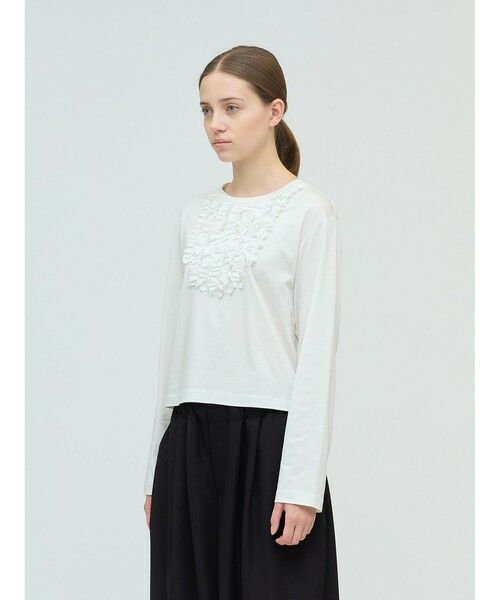 mizuiro ind / ミズイロインド カットソー | mizuiro ind フロントフリルプルオーバー | 詳細3