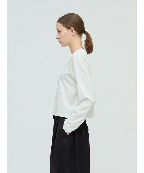 mizuiro ind / ミズイロインド カットソー | mizuiro ind フロントフリルプルオーバー | 詳細4