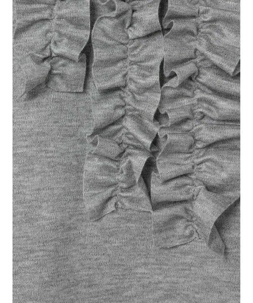 mizuiro ind / ミズイロインド カットソー | mizuiro ind フロントフリルプルオーバー | 詳細7