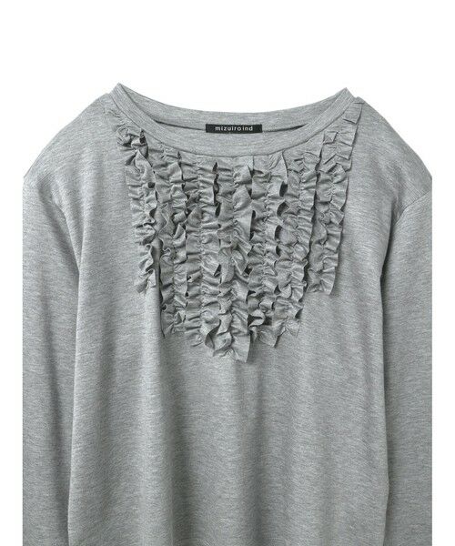 mizuiro ind / ミズイロインド カットソー | mizuiro ind フロントフリルプルオーバー | 詳細8