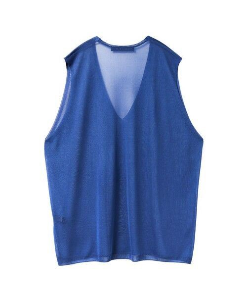 mizuiro ind / ミズイロインド ベスト | mizuiro ind シアー深Vネックベスト | 詳細3
