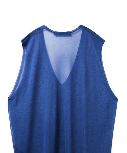 mizuiro ind / ミズイロインド ベスト | mizuiro ind シアー深Vネックベスト | 詳細4