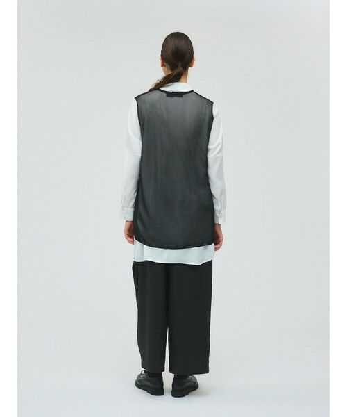 mizuiro ind / ミズイロインド ベスト | mizuiro ind シアー深Vネックベスト | 詳細14