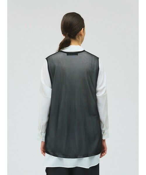 mizuiro ind / ミズイロインド ベスト | mizuiro ind シアー深Vネックベスト | 詳細10