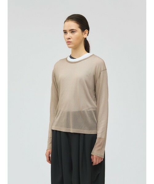 mizuiro ind / ミズイロインド ニット・セーター | mizuiro ind シアークルーネックプルオーバー | 詳細9