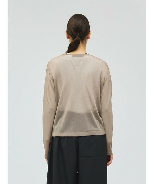 mizuiro ind / ミズイロインド ニット・セーター | mizuiro ind シアークルーネックプルオーバー | 詳細11