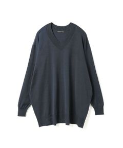 mizuiro ind / ミズイロインド ニット・セーター | mizuiro ind Vネックワイドプルオーバー