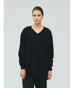 mizuiro ind / ミズイロインド ニット・セーター | mizuiro ind Vネックワイドプルオーバー