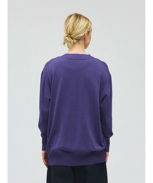 mizuiro ind / ミズイロインド ニット・セーター | mizuiro ind Vネックワイドプルオーバー | 詳細11