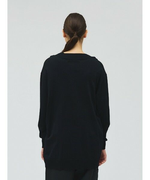 mizuiro ind / ミズイロインド ニット・セーター | mizuiro ind Vネックワイドプルオーバー | 詳細18
