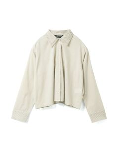 mizuiro ind / ミズイロインド シャツ・ブラウス | mizuiro ind ピンタックカラーシャツ