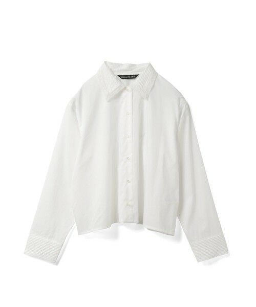 mizuiro ind / ミズイロインド シャツ・ブラウス | mizuiro ind ピンタックカラーシャツ | 詳細1