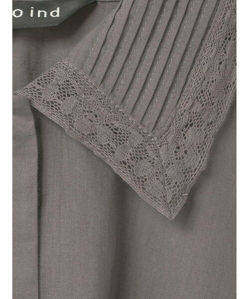mizuiro ind / ミズイロインド シャツ・ブラウス | mizuiro ind ピンタックカラーシャツ | 詳細12