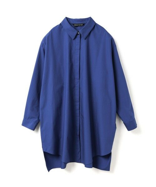 mizuiro ind / ミズイロインド シャツ・ブラウス | mizuiro ind ボックスカットシャツ（ブルー(color31)）