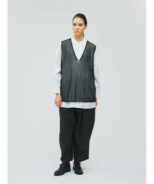 mizuiro ind / ミズイロインド シャツ・ブラウス | mizuiro ind ワイドチュニックシャツ | 詳細19