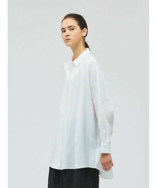 mizuiro ind / ミズイロインド シャツ・ブラウス | mizuiro ind ワイドチュニックシャツ | 詳細13