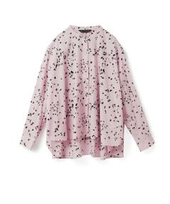 mizuiro ind / ミズイロインド シャツ・ブラウス | mizuiro ind プリントバックギャザーシャツ