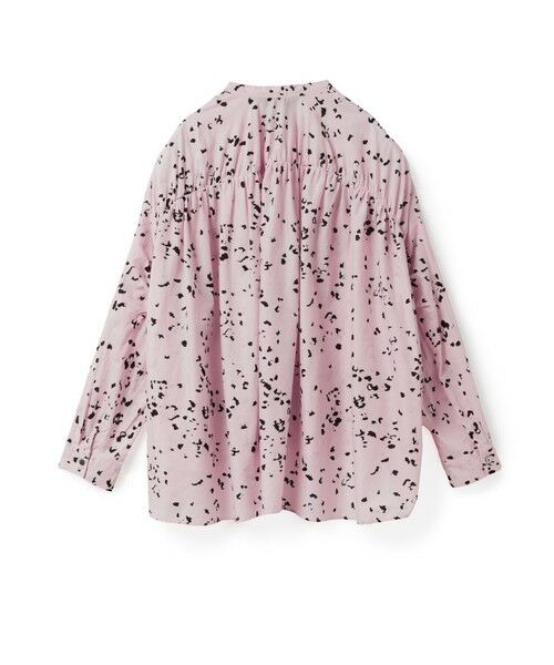 mizuiro ind / ミズイロインド シャツ・ブラウス | mizuiro ind プリントバックギャザーシャツ | 詳細6