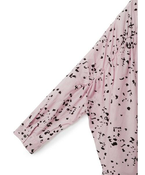 mizuiro ind / ミズイロインド シャツ・ブラウス | mizuiro ind プリントバックギャザーシャツ | 詳細8