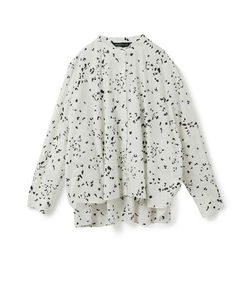 mizuiro ind / ミズイロインド シャツ・ブラウス | mizuiro ind プリントバックギャザーシャツ | 詳細9