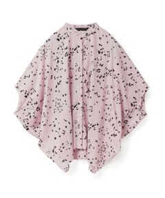 mizuiro ind / ミズイロインド シャツ・ブラウス | mizuiro ind プリントスタンドカラーコクーンシャツ