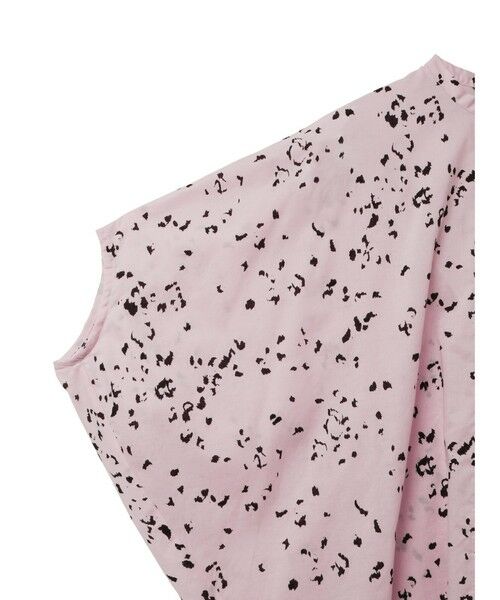 mizuiro ind / ミズイロインド シャツ・ブラウス | mizuiro ind プリントスタンドカラーコクーンシャツ | 詳細5