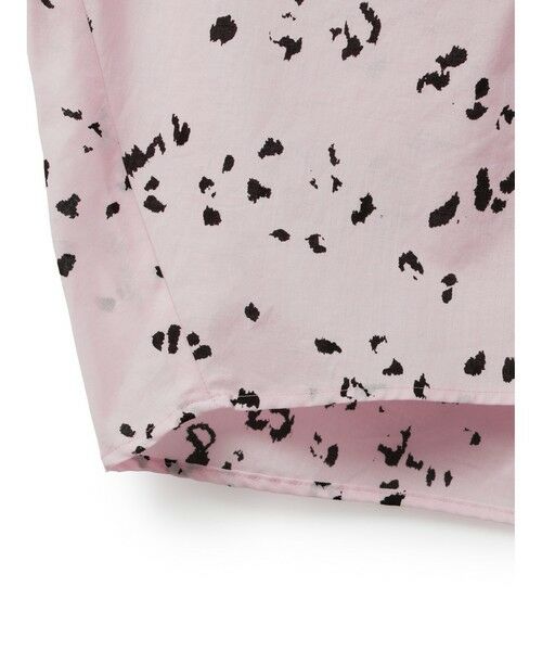 mizuiro ind / ミズイロインド シャツ・ブラウス | mizuiro ind プリントスタンドカラーコクーンシャツ | 詳細6