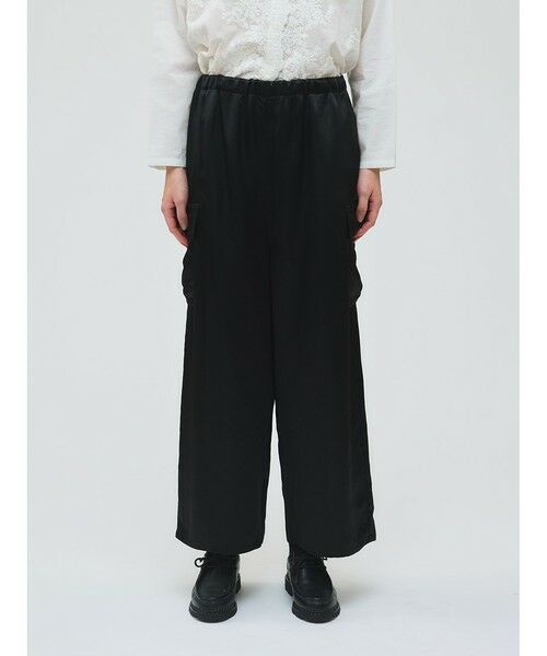 mizuiro ind / ミズイロインド その他パンツ | mizuiro ind サテンカーゴパンツ | 詳細14