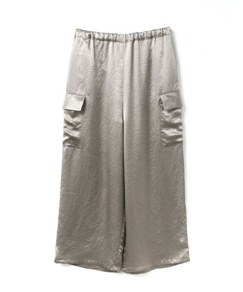 mizuiro ind / ミズイロインド その他パンツ | mizuiro ind サテンカーゴパンツ（ベージュ(color20)）