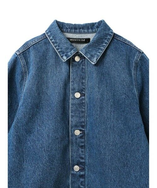 mizuiro ind / ミズイロインド テーラードジャケット | mizuiro ind コンパクトデニムジャケット(ダメージ) | 詳細2