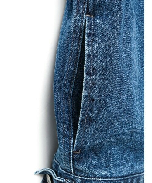 mizuiro ind / ミズイロインド テーラードジャケット | mizuiro ind コンパクトデニムジャケット(ダメージ) | 詳細4