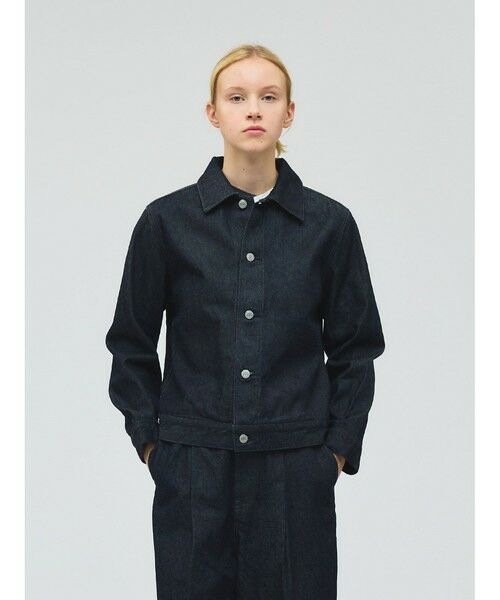 mizuiro ind / ミズイロインド テーラードジャケット | mizuiro ind コンパクトデニムジャケット（ワンウォッシュ(color96)）