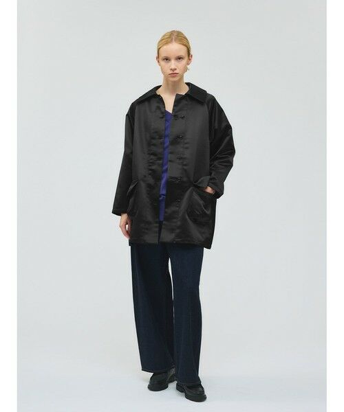 mizuiro ind / ミズイロインド その他アウター | mizuiro ind サテンドルマンコート | 詳細12