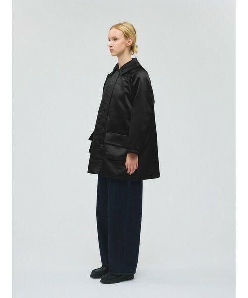 mizuiro ind / ミズイロインド その他アウター | mizuiro ind サテンドルマンコート | 詳細13