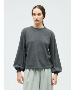 mizuiro ind / ミズイロインド カットソー | mizuiro ind ヘアリーパフスリーブロングTシャツ