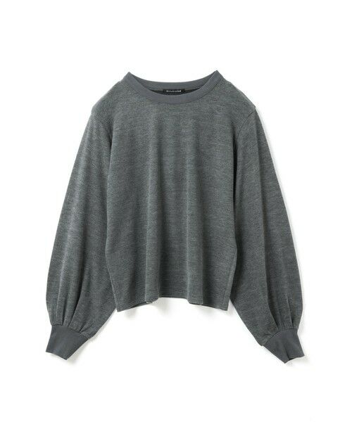 mizuiro ind / ミズイロインド カットソー | mizuiro ind ヘアリーパフスリーブロングTシャツ | 詳細9