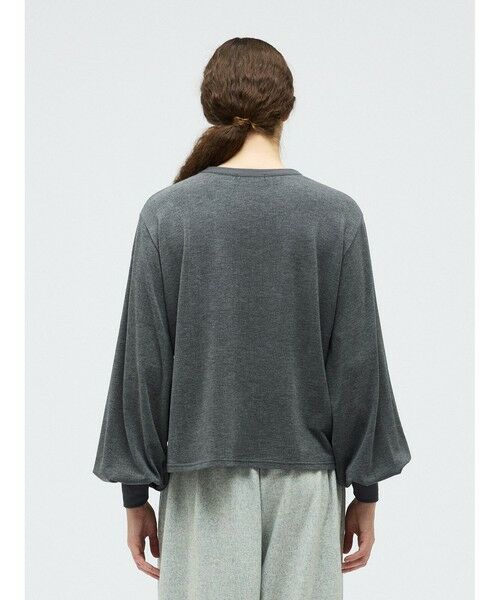 mizuiro ind / ミズイロインド カットソー | mizuiro ind ヘアリーパフスリーブロングTシャツ | 詳細13