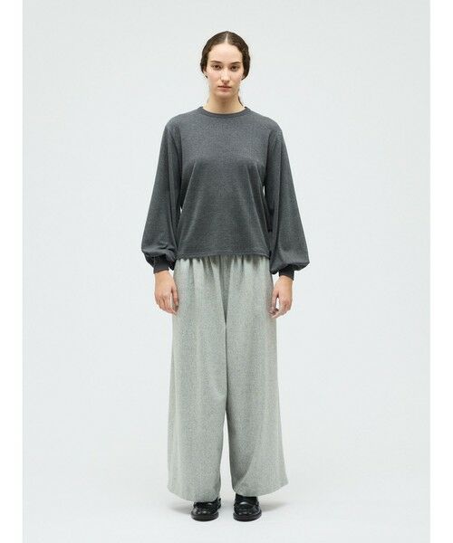 mizuiro ind / ミズイロインド カットソー | mizuiro ind ヘアリーパフスリーブロングTシャツ | 詳細14