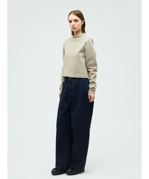 mizuiro ind / ミズイロインド カットソー | mizuiro ind モックネックTシャツ | 詳細15