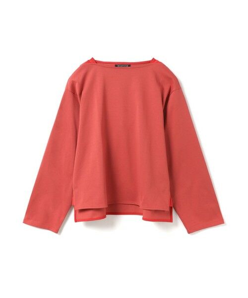 mizuiro ind / ミズイロインド カットソー | mizuiro ind バスクシャツ（スモークピンク(color40)）