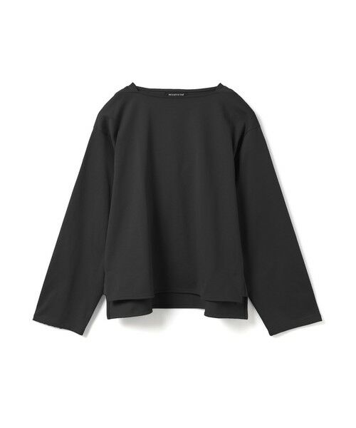 mizuiro ind / ミズイロインド カットソー | mizuiro ind バスクシャツ（ブラック(color99)）