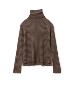 mizuiro ind / ミズイロインド ニット・セーター | mizuiro ind ワイドリブハイネックプルオーバー