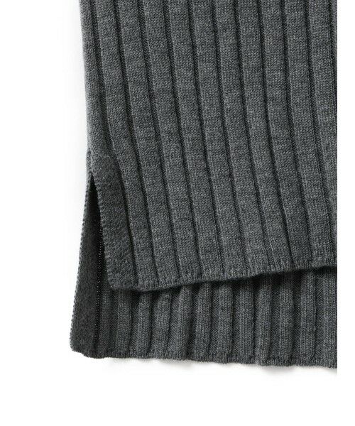 mizuiro ind / ミズイロインド ニット・セーター | mizuiro ind ワイドリブハイネックプルオーバー | 詳細10