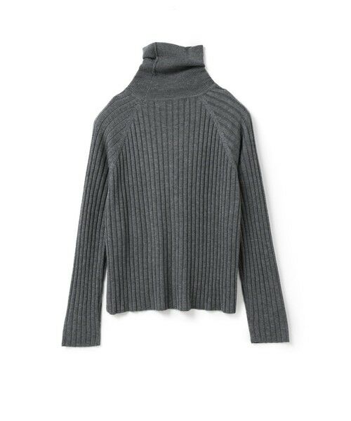 mizuiro ind / ミズイロインド ニット・セーター | mizuiro ind ワイドリブハイネックプルオーバー | 詳細11