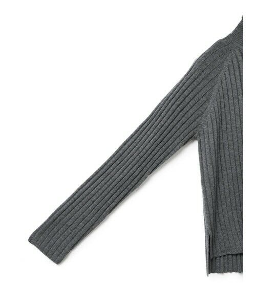 mizuiro ind / ミズイロインド ニット・セーター | mizuiro ind ワイドリブハイネックプルオーバー | 詳細8