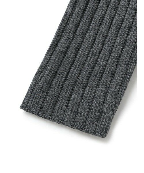 mizuiro ind / ミズイロインド ニット・セーター | mizuiro ind ワイドリブハイネックプルオーバー | 詳細9